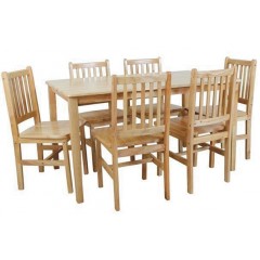 Canada Dining Set Table with 6 Chairs